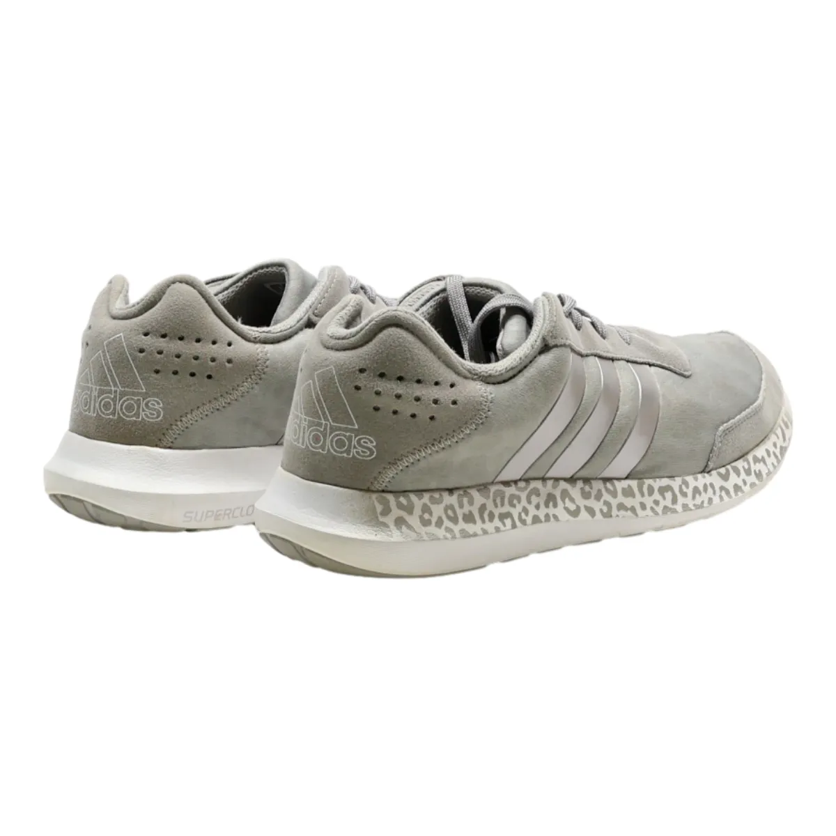 ADIDAS Sneaker Trainers Grey Synthetic Womens UK 10
