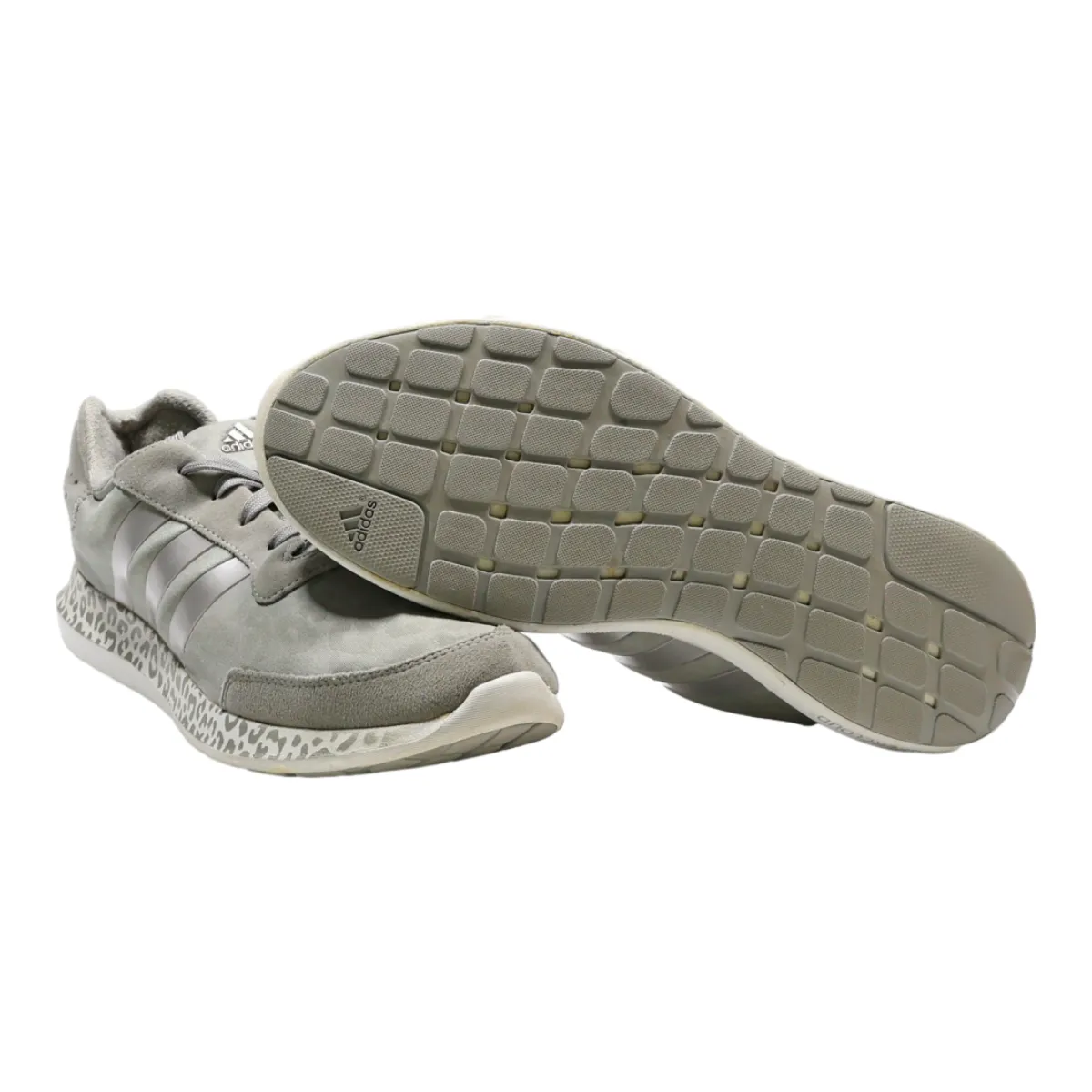 ADIDAS Sneaker Trainers Grey Synthetic Womens UK 10