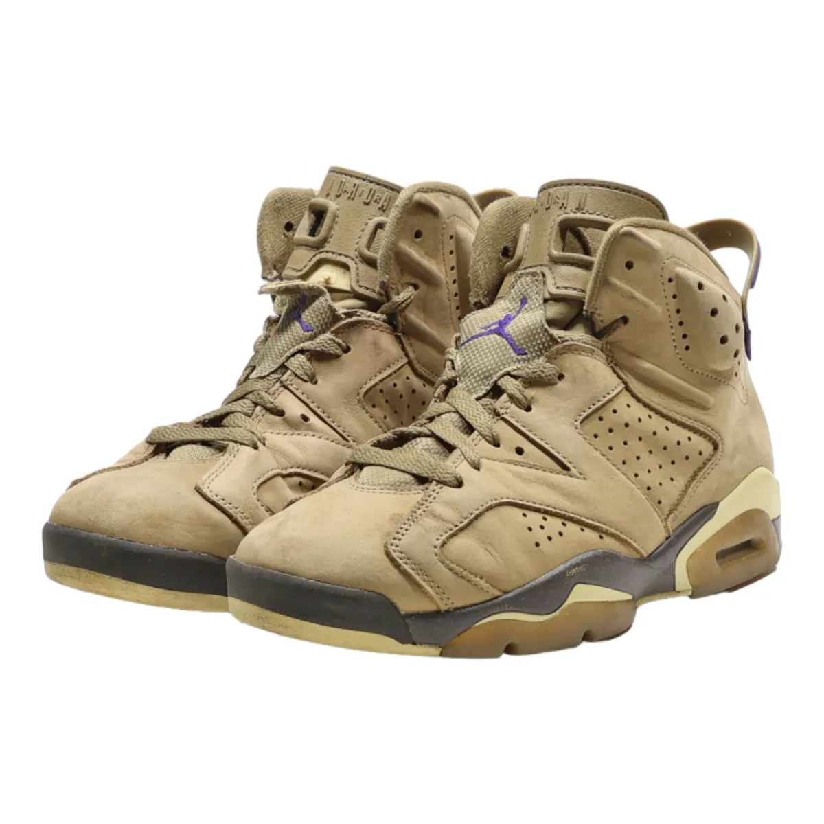AIR JORDAN Air Jordan Air Jordan 6 Retro Gore TEX Kelp High Top Trainers Beige Synthetic Womens UK 7