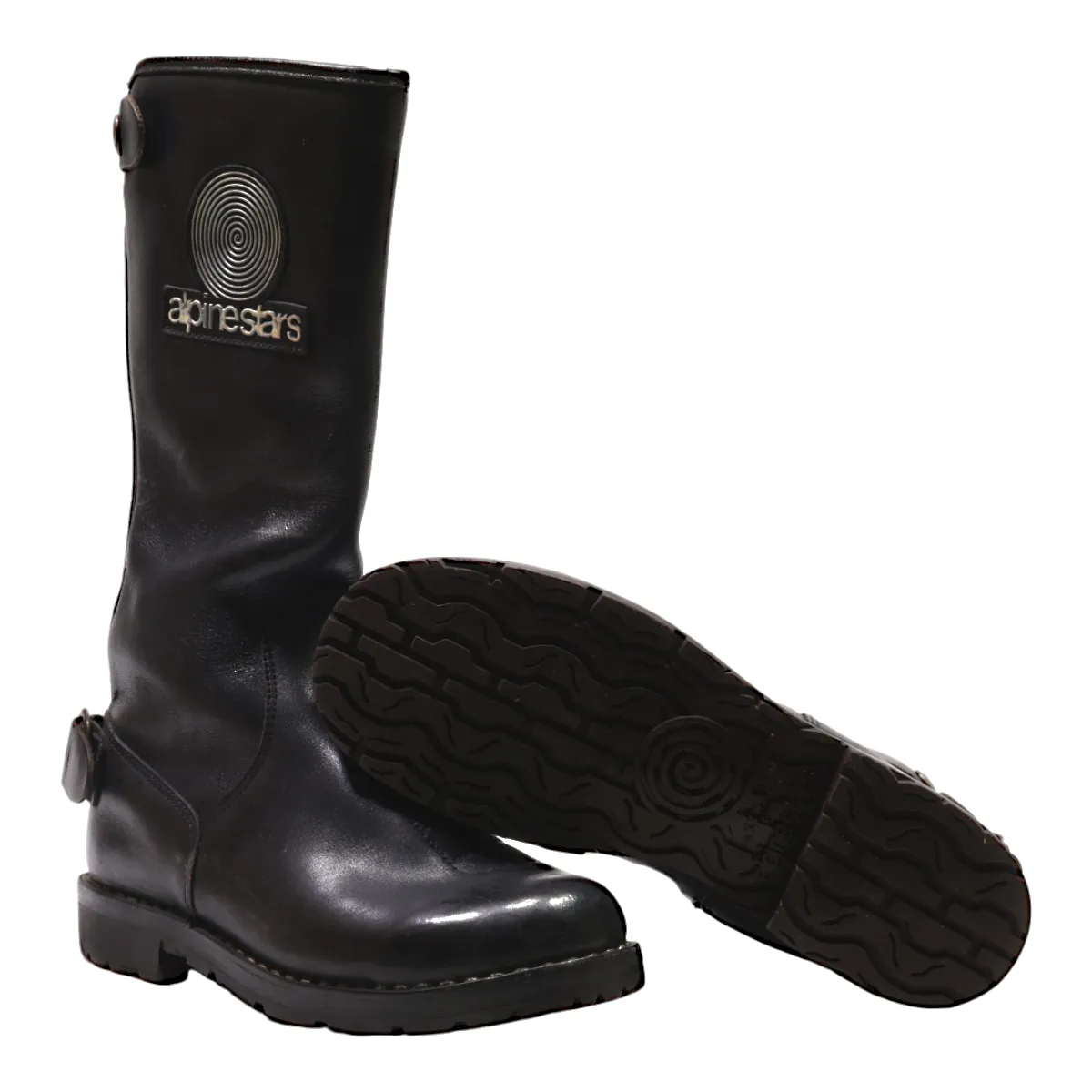 ALPINESTARS High Boots Black Leather Womens UK 7
