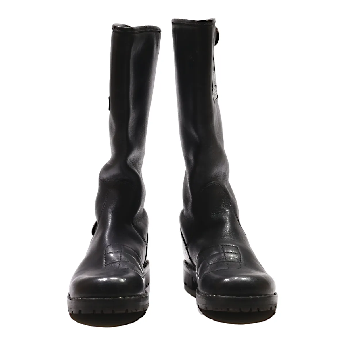 ALPINESTARS High Boots Black Leather Womens UK 7
