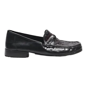 ANTONIO BARBIERI Loafer Shoes Black Leather Womens UK 9