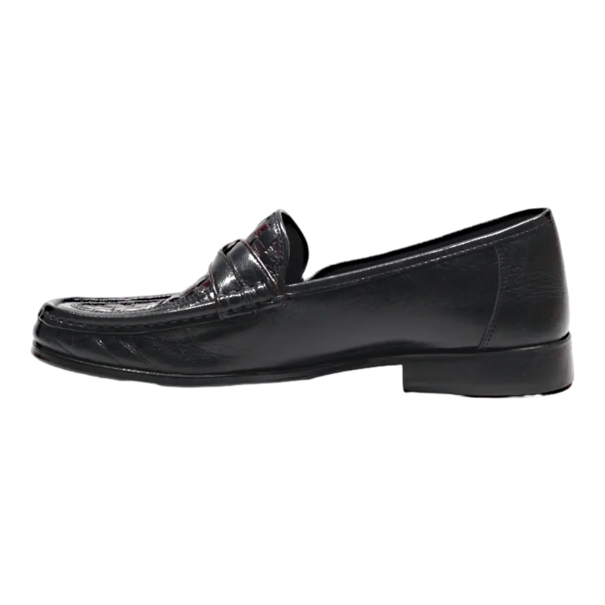 ANTONIO BARBIERI Loafer Shoes Black Leather Womens UK 9