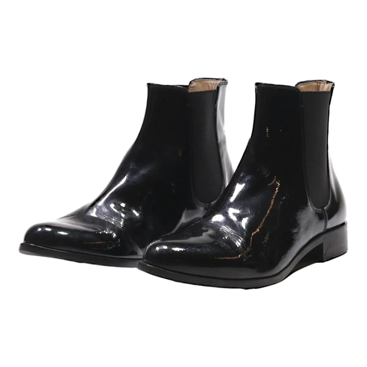 AQUATALIA Chelsea Boots Black Leather Womens UK 4