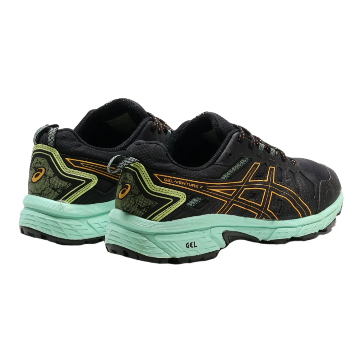 ASICS Gel-venture 7 Sneaker Trainers Black Synthetic Mens UK 8.5