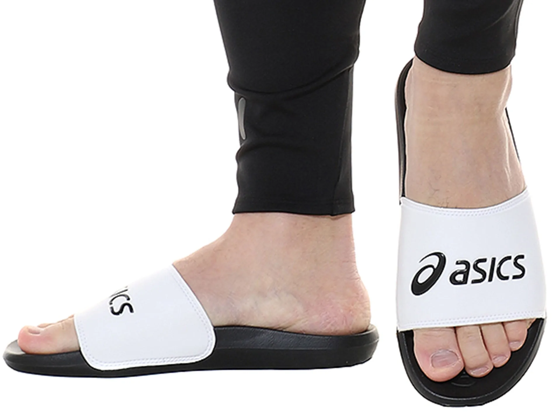 Asics Unisex Slides AS003 White/Black