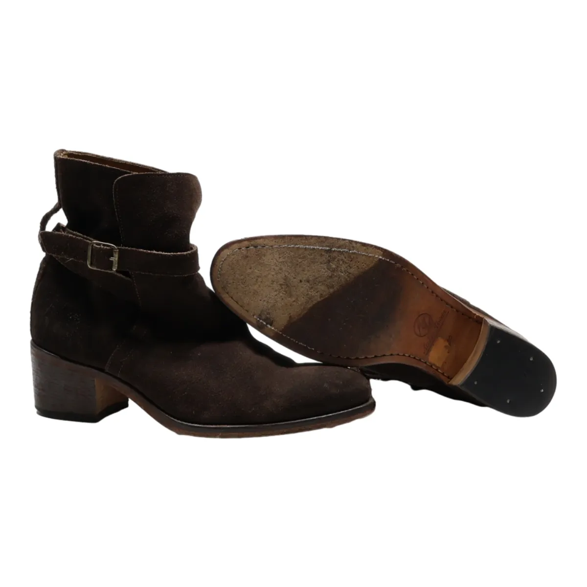 ATILIER VOISIN Ankle Boots Brown Leather Womens UK 6