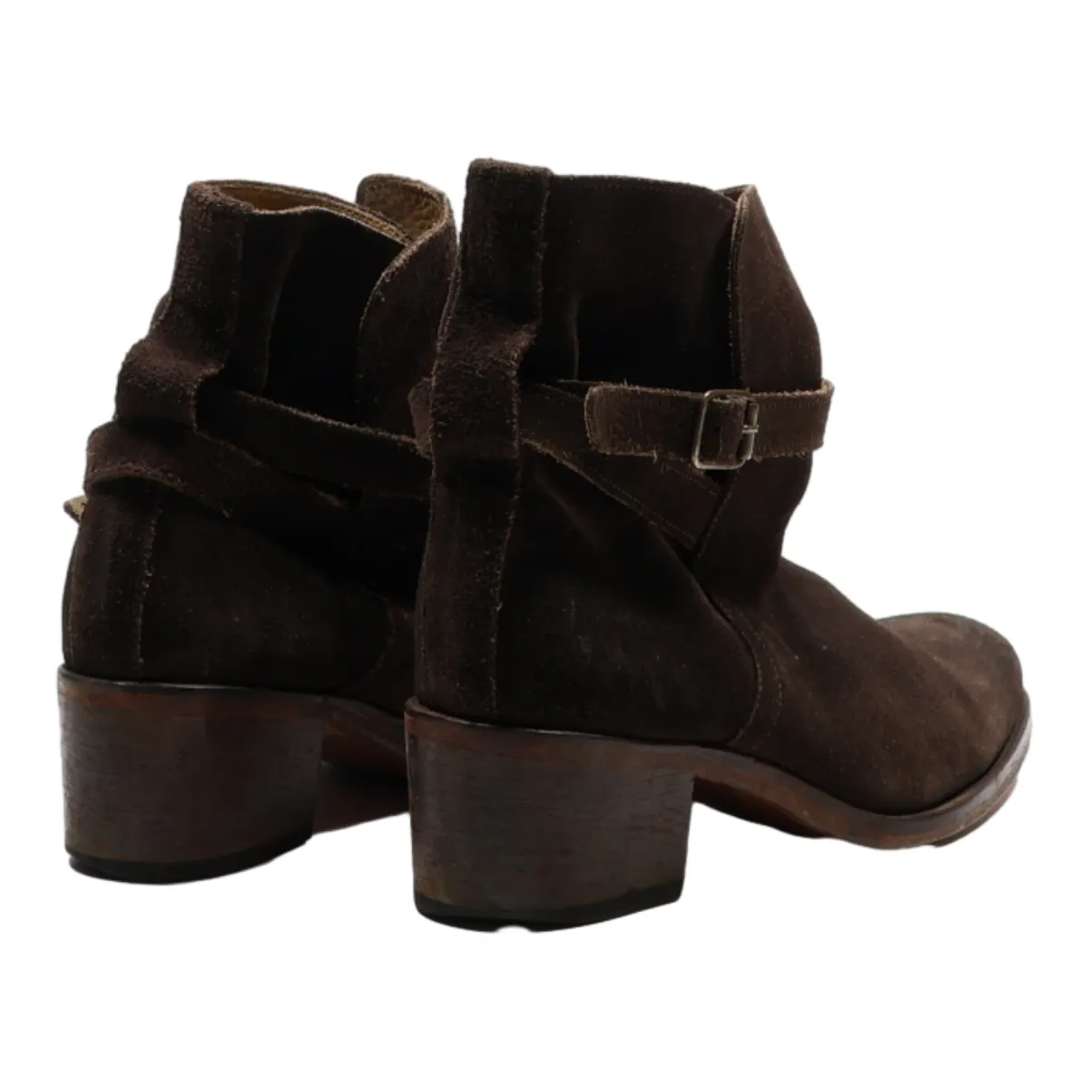 ATILIER VOISIN Ankle Boots Brown Leather Womens UK 6