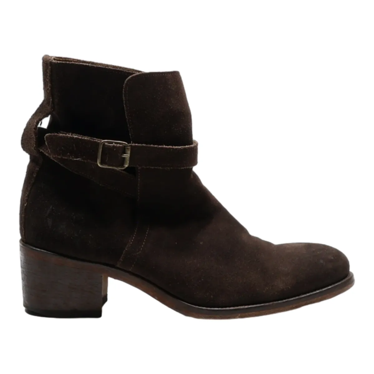 ATILIER VOISIN Ankle Boots Brown Leather Womens UK 6