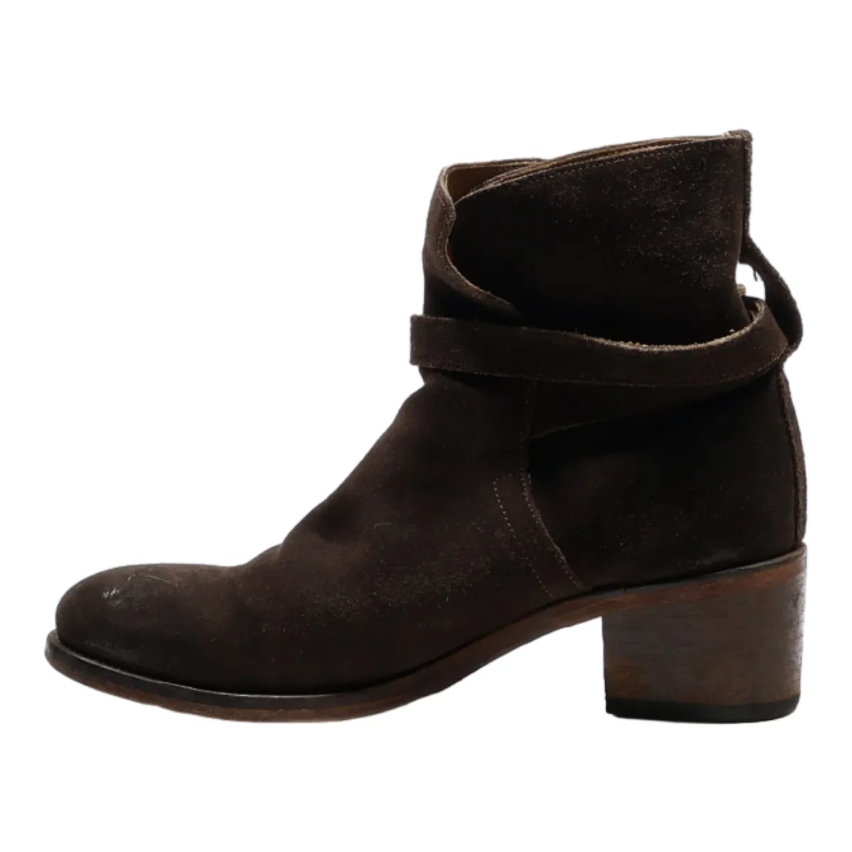 ATILIER VOISIN Ankle Boots Brown Leather Womens UK 6