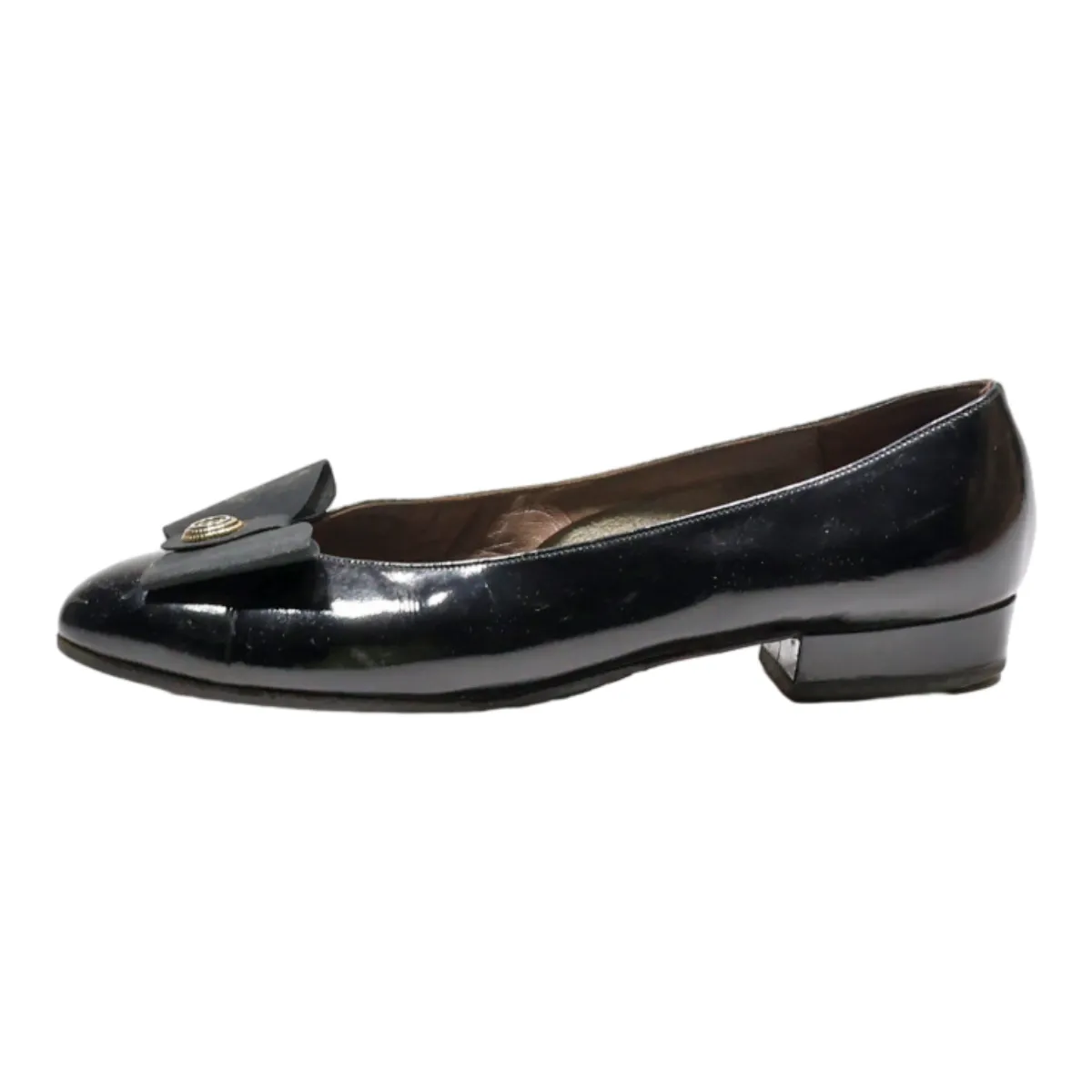 BALLY Ballet Shoes Black Synthetic Womens UK 4.5