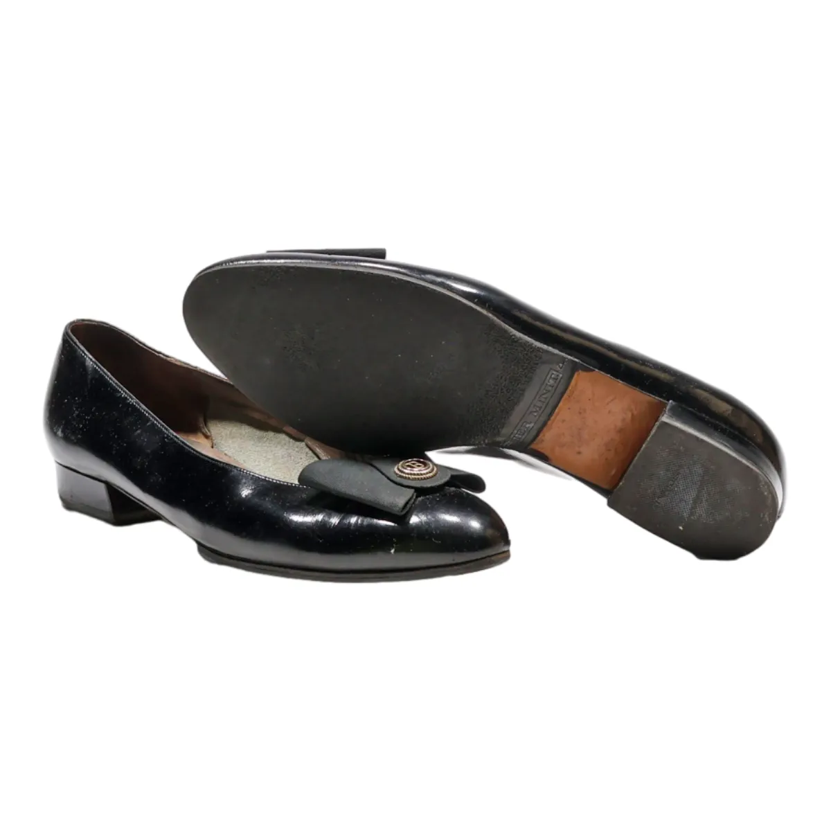 BALLY Ballet Shoes Black Synthetic Womens UK 4.5