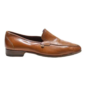 BALLY Loafer Shoes Brown Leather Mens UK 8