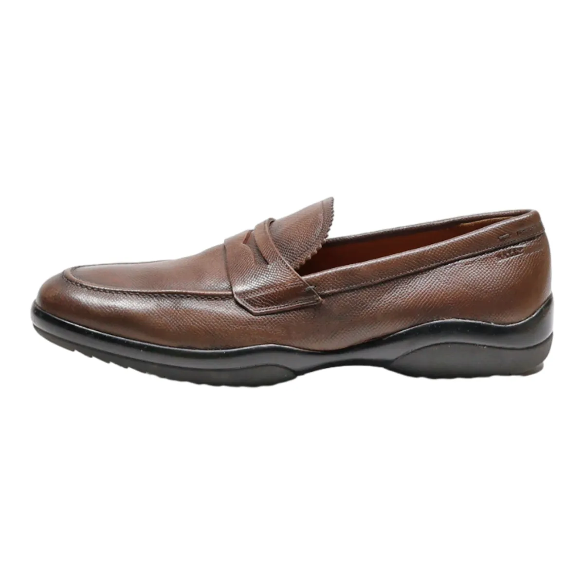 BALLY Loafer Shoes Brown Synthetic Mens UK 6