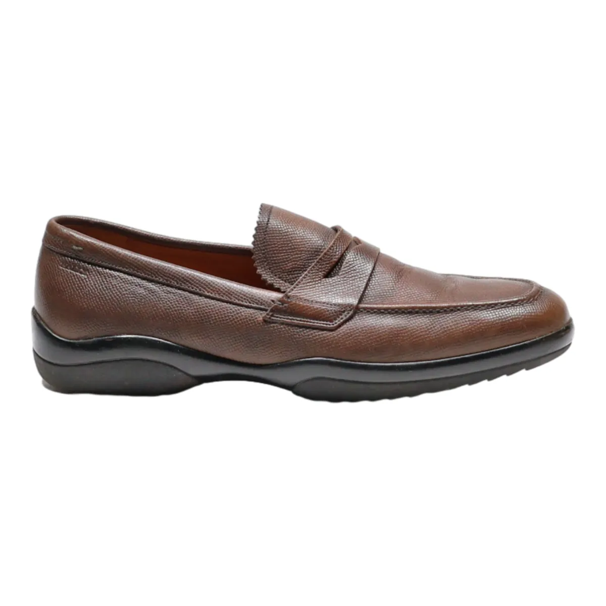 BALLY Loafer Shoes Brown Synthetic Mens UK 6