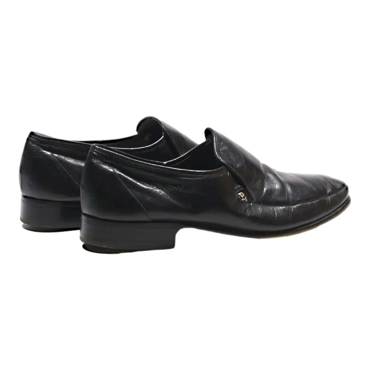 BALLY SUISSE Havanna Loafer Shoes Black Leather Womens UK 7.5
