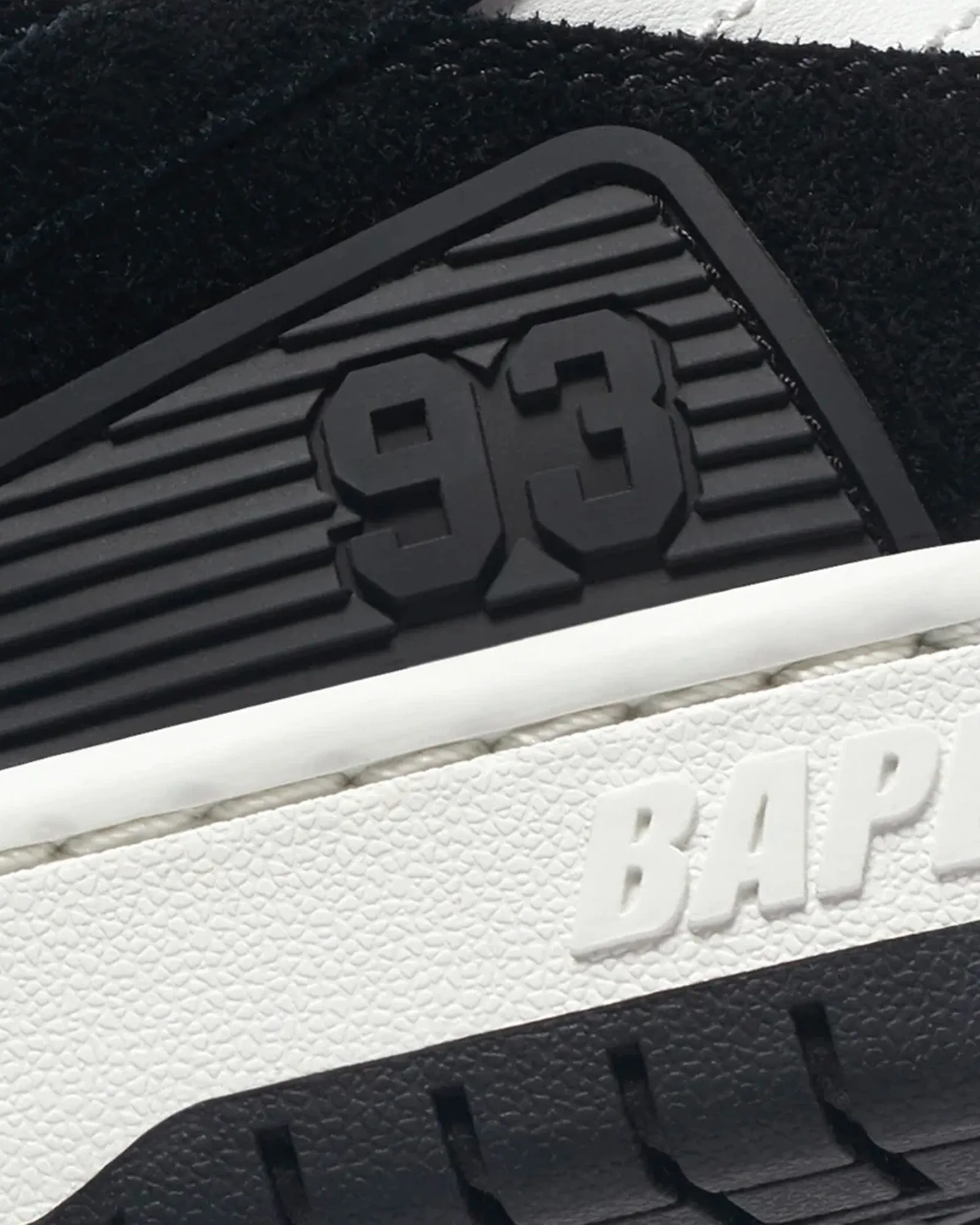 Bape Sk8 Sta #3 Black / White Low Top Sneakers
