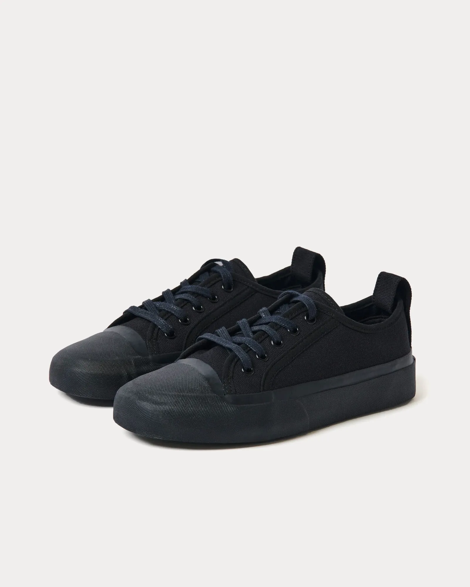 Byrd Canvas Darkest Navy Low Top Sneakers