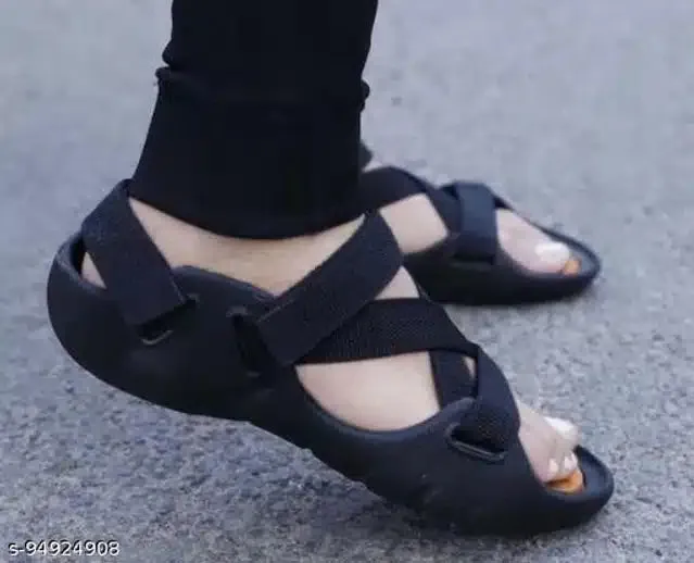 Daily Wear Sandals for Men (Black)