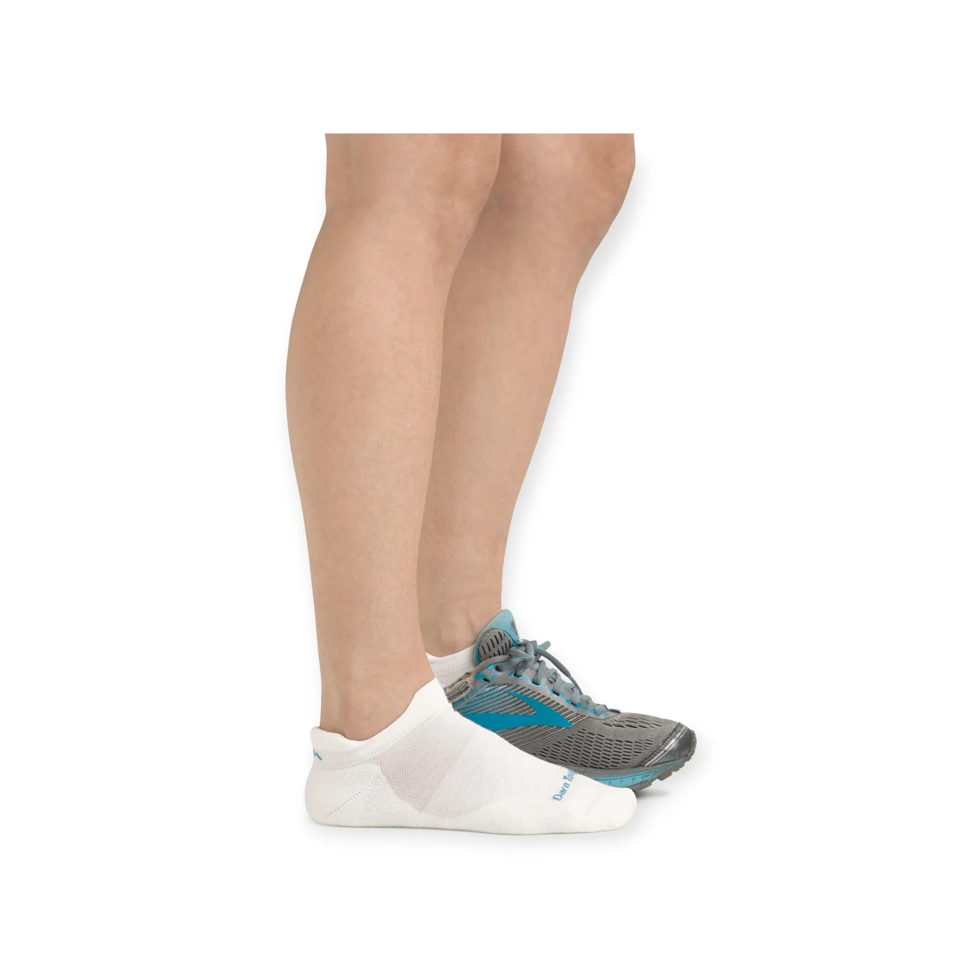 Darn Tough Women's Run No Show Tab Ultra-Lightweight With Cushion Running Socks