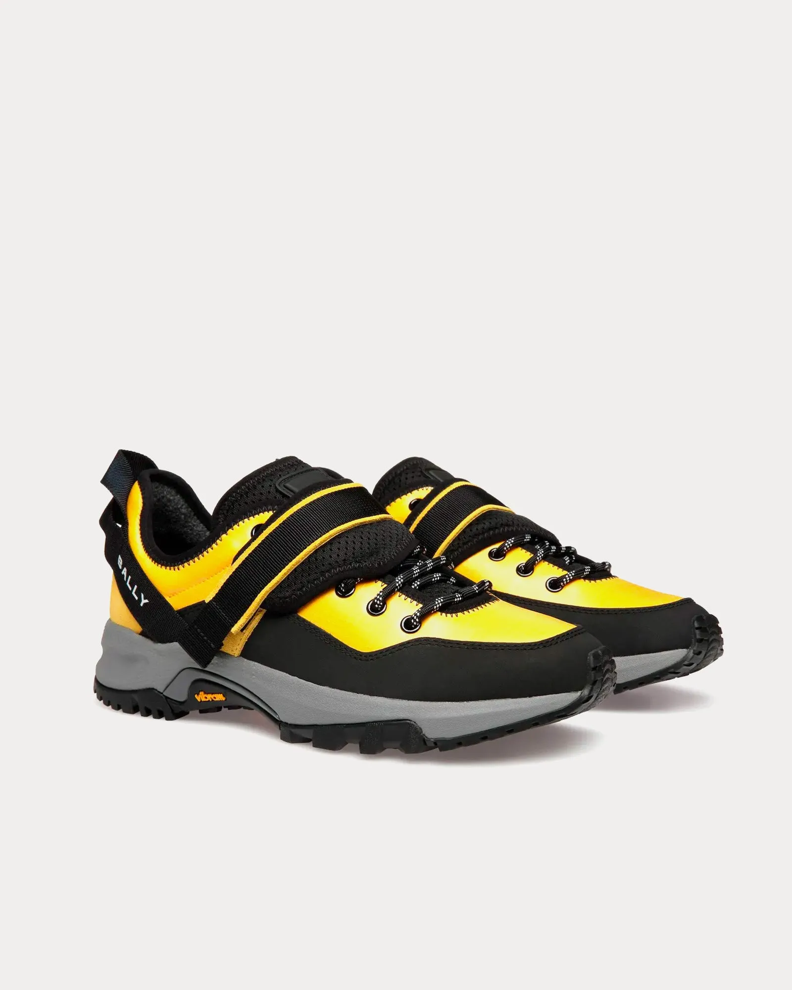 Fast Nylon Yellow / Black Low Top Sneakers