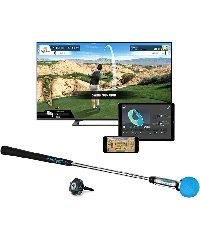 GOLF BUDDY Phigolf 2 - Home Golf Simulator - Black