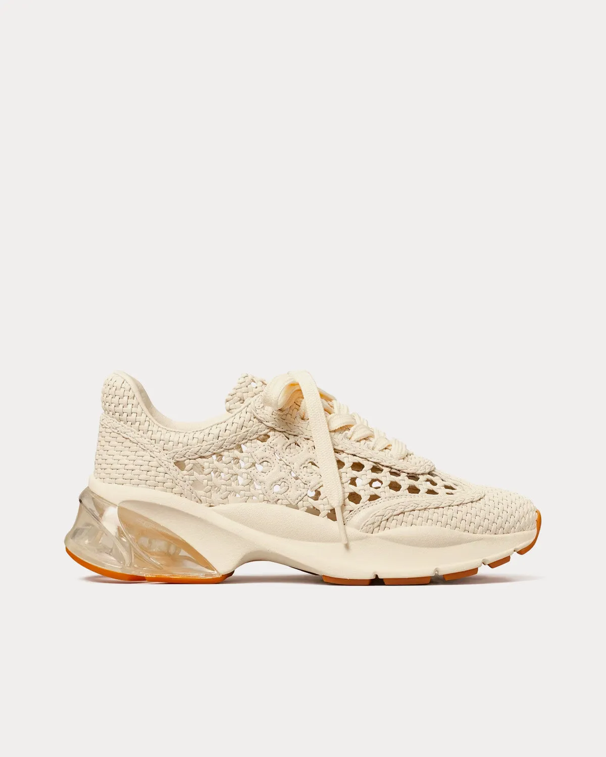 Good Luck Woven Natural Low Top Sneakers