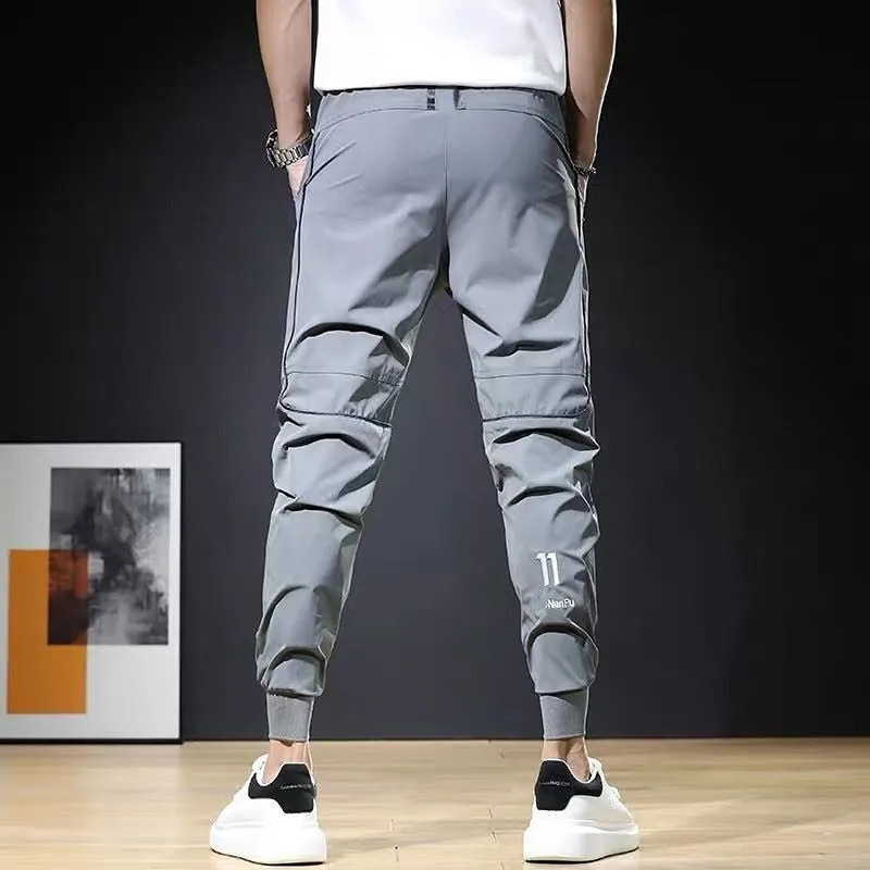 JUDGE&JURE | Stylish Black Elastic Waist Leg Pants