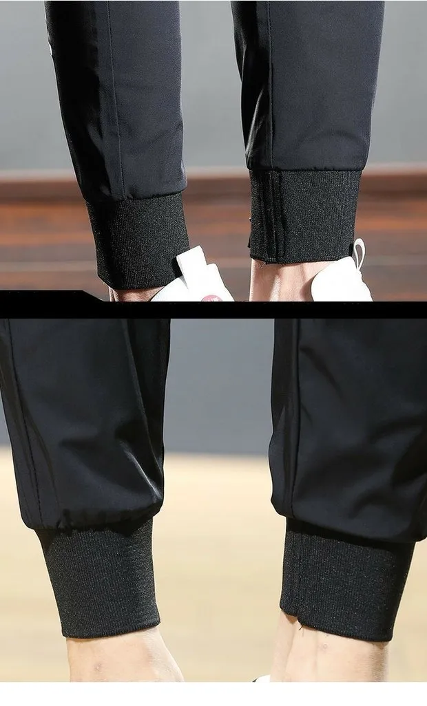 JUDGE&JURE | Stylish Black Elastic Waist Leg Pants
