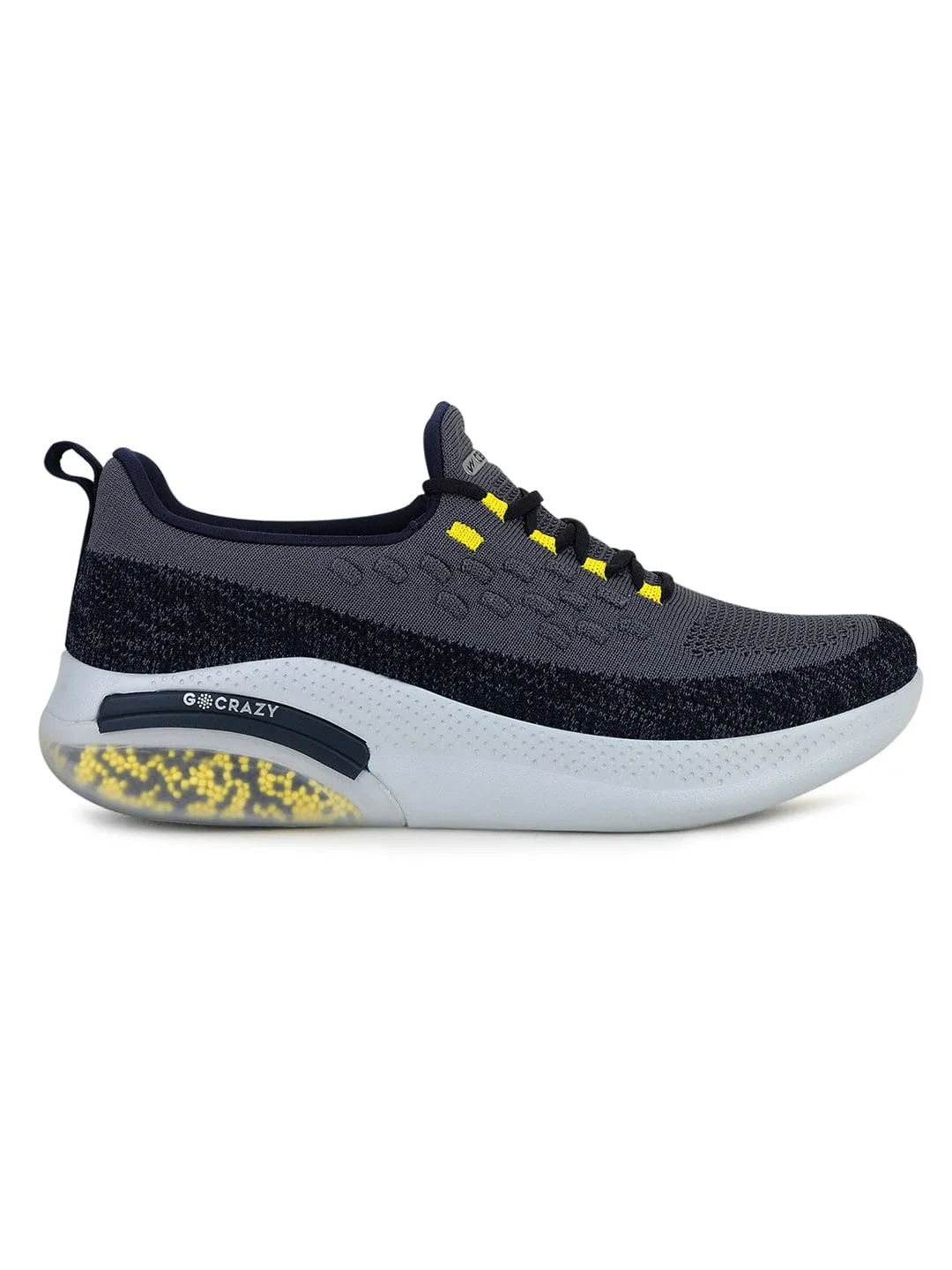 ROUTE Grey Men's Running Shoes