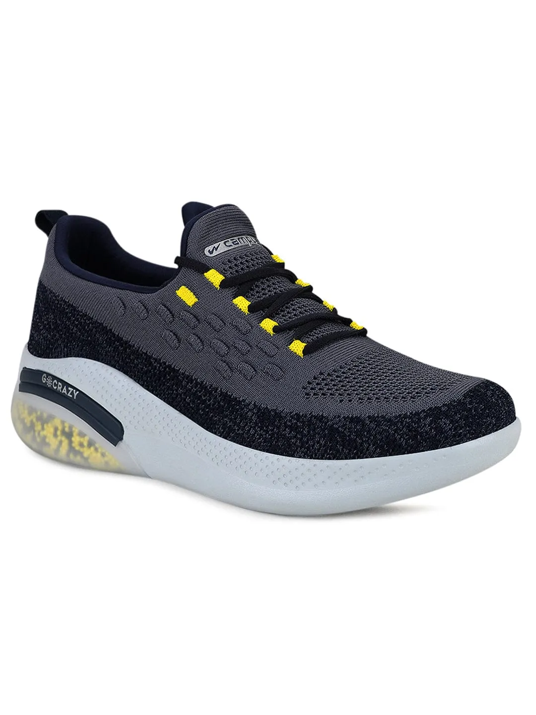ROUTE Grey Men's Running Shoes