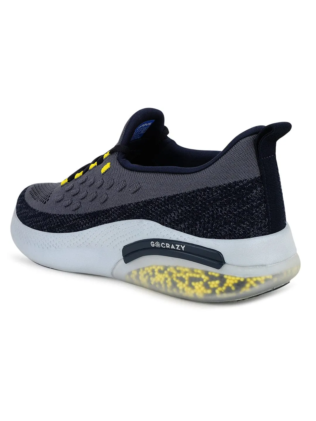 ROUTE Grey Men's Running Shoes
