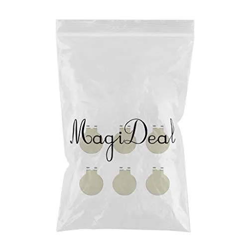 Trendy Retail® 6 Pack Magnetic Hat Clips for Metal Golf Ball Marker Training Aid No Magnet