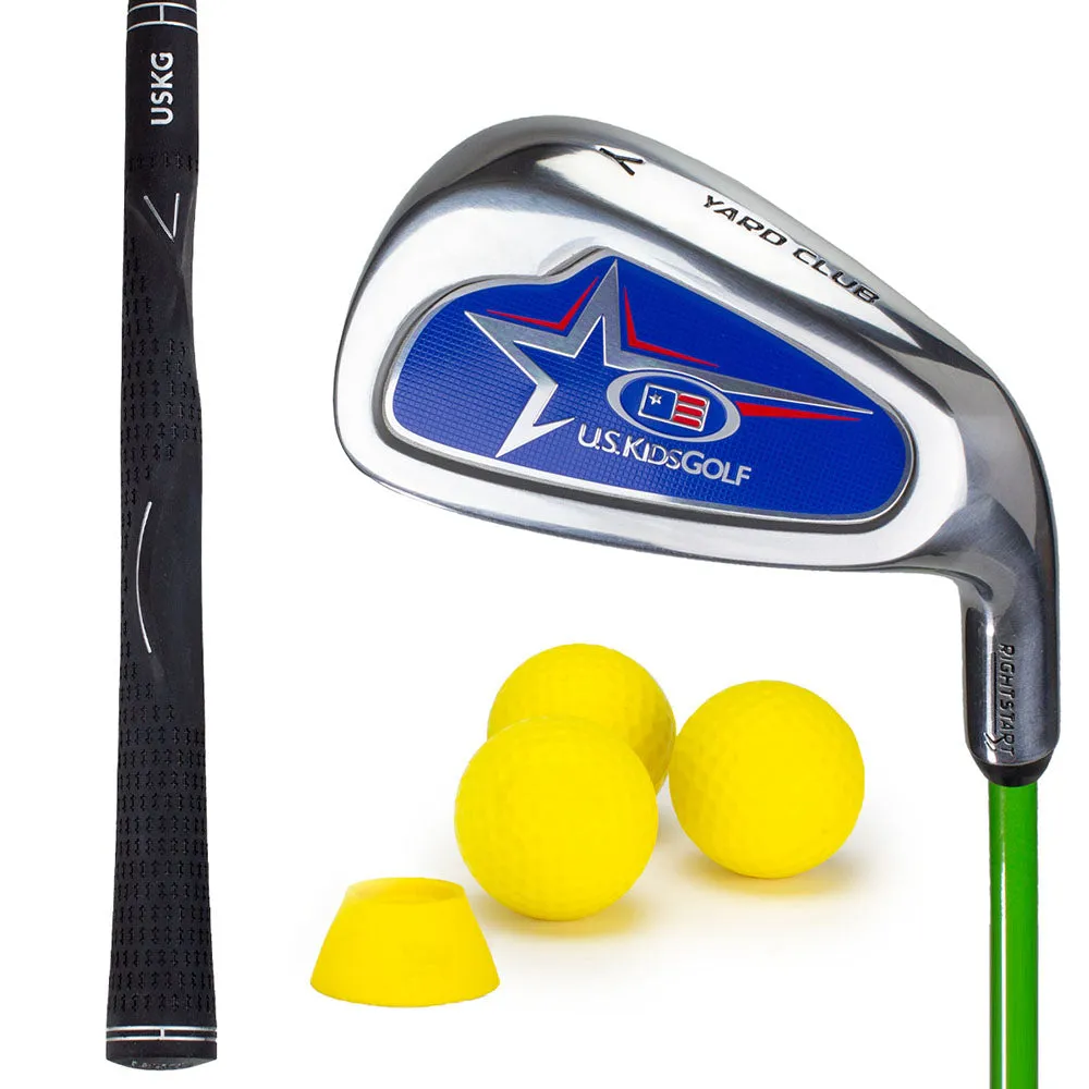 U.S. Kids Golf Junior RS2 Yard Club   3 Yard Balls and Tee - (57-60" Golfer Height)