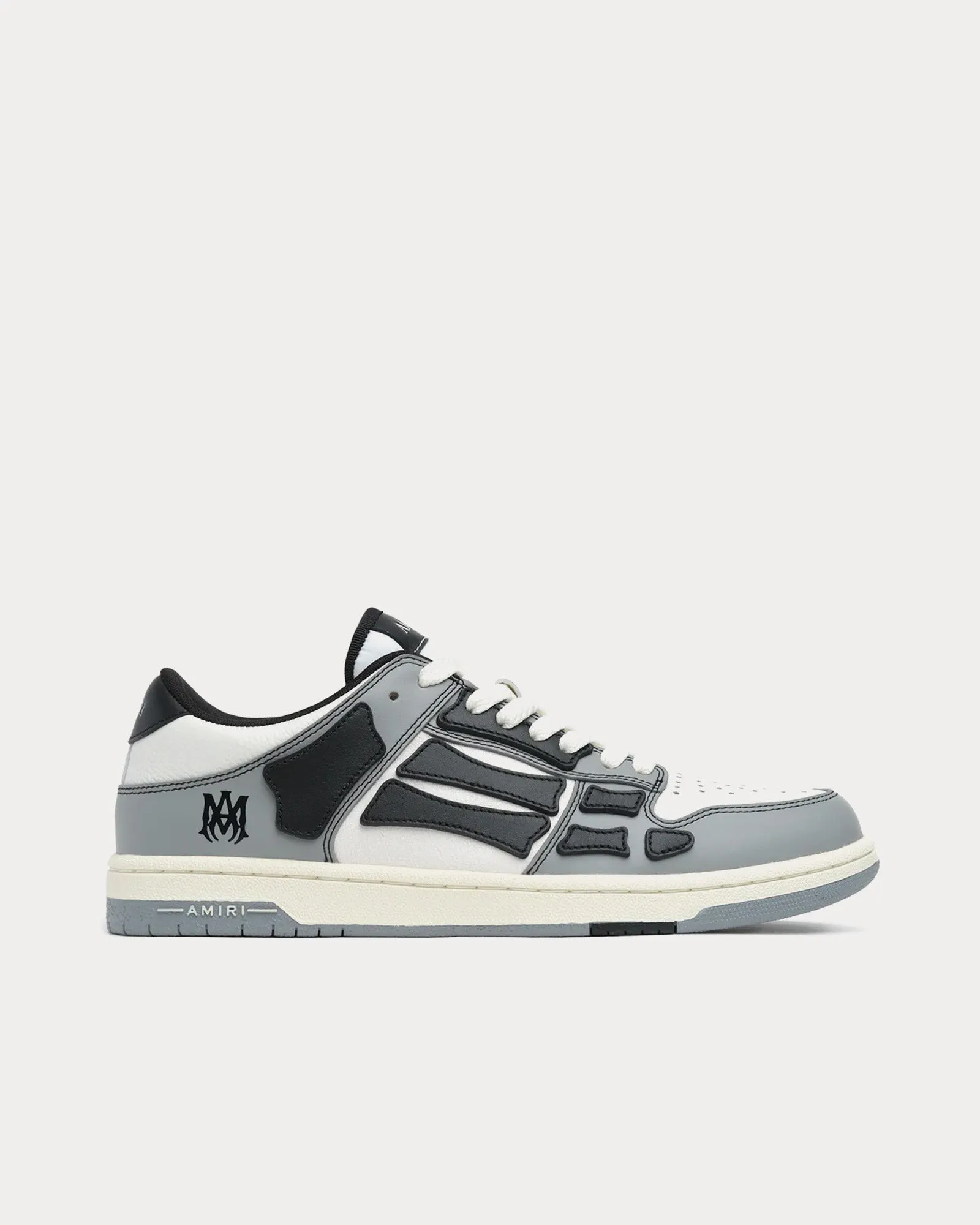 Varsity Skel-Top Grey / Black Low Top Sneakers