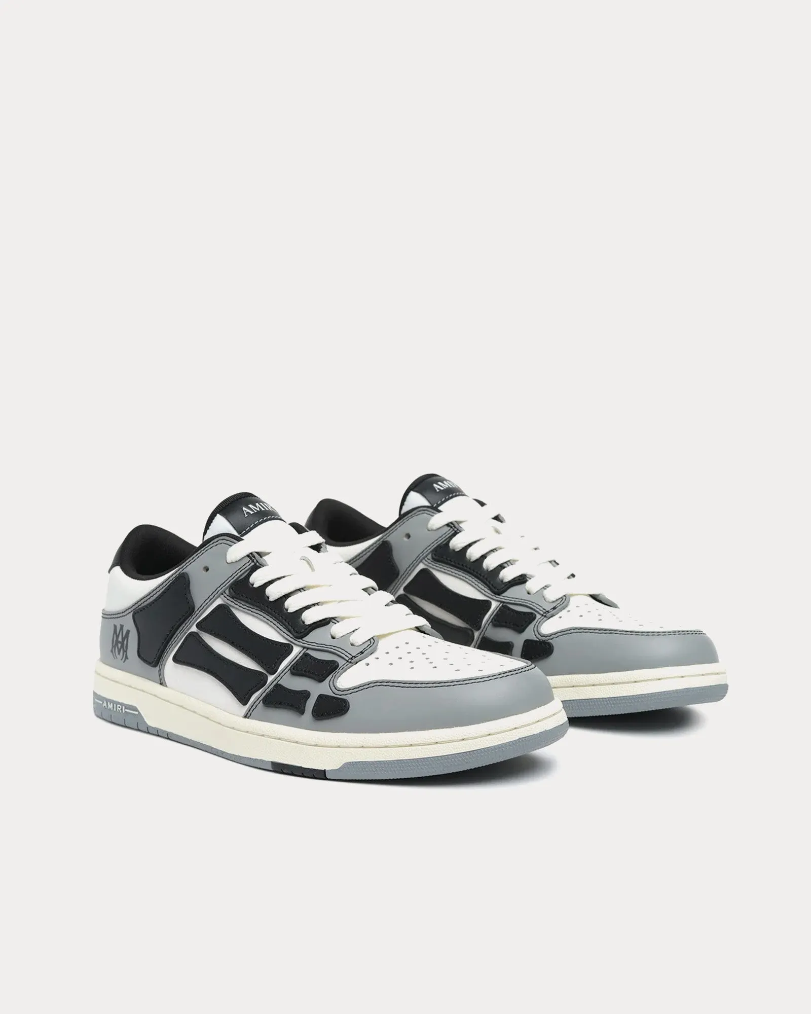 Varsity Skel-Top Grey / Black Low Top Sneakers