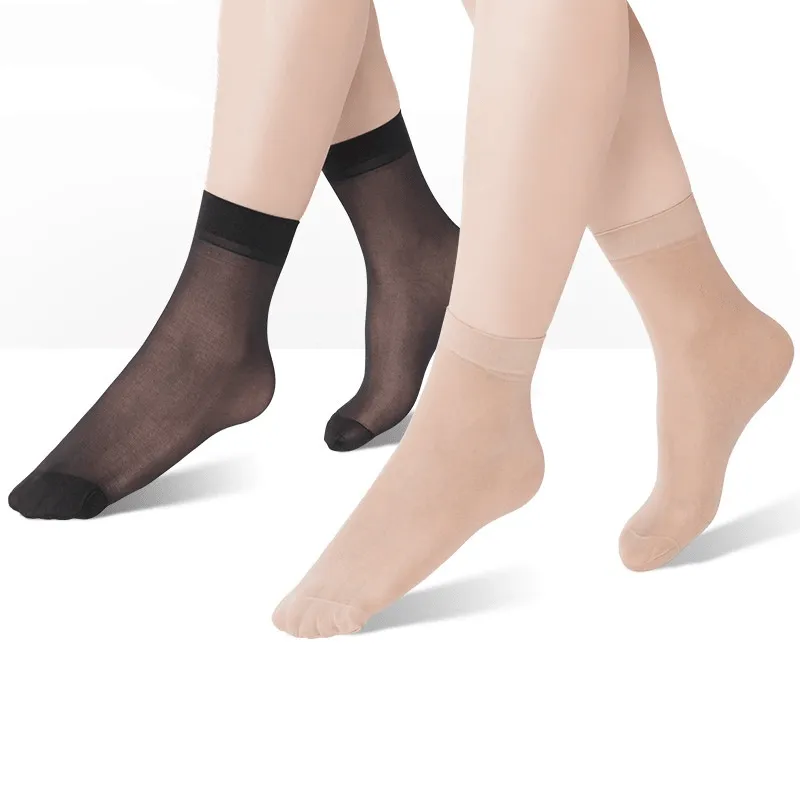 Women Invisible Thin Wear-Resistant Ankle Socks - 10 Pairs
