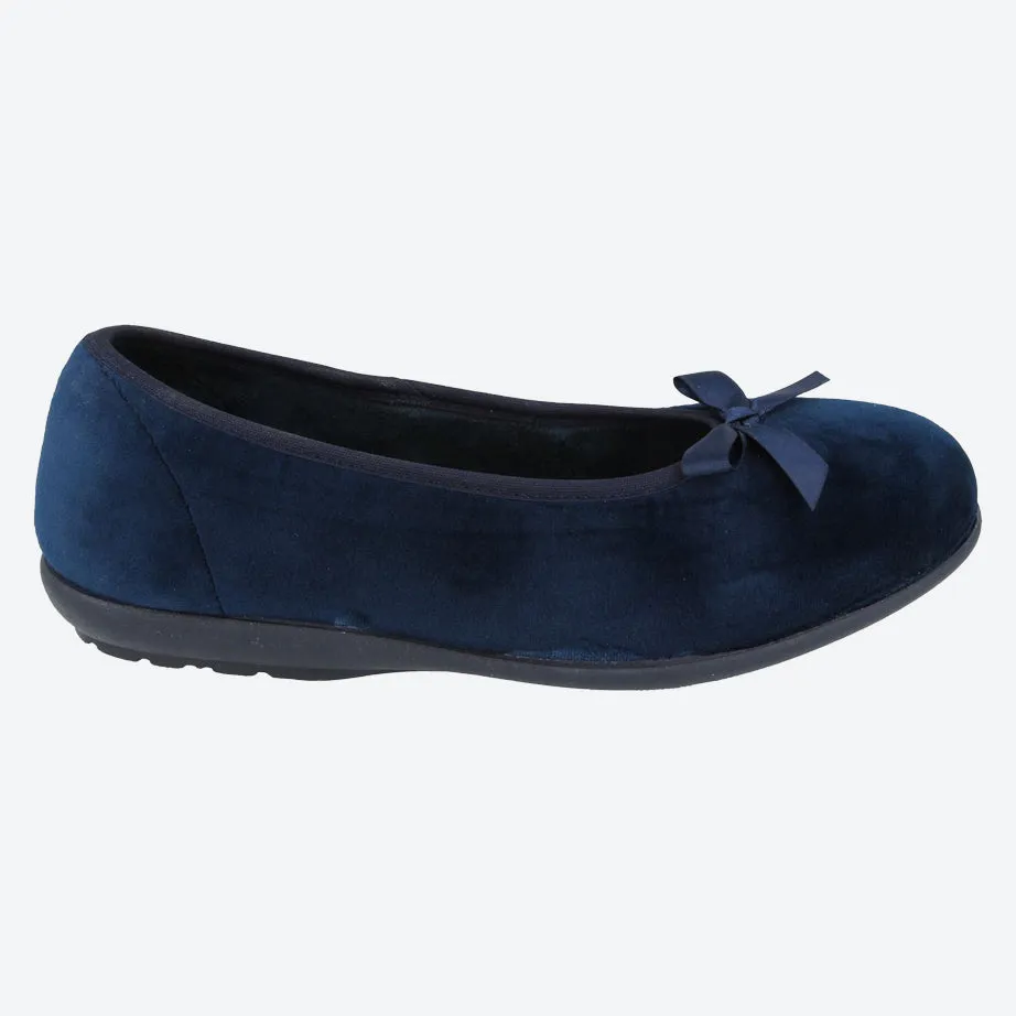 Womens Wide Fit DB Thetford Slippers